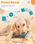 Dog Chew Toys for Aggressive Chewers - Interactive Slow Feeder Treat Toy Collection, Durable Frozen Feeding Toy (Blue)