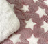 iMaylex Soft Pad Dog Bed Mat, Thicken Warm Reversible Fluffy Pet Sleeping Mattress, Star Pattern, Cameo Brown, Large
