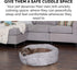 Furhaven 23" Round Self-Warming Pet Bed for Indoor Cats & Medium/Small Dogs, 100% Washable - Gray, Medium