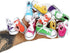 Bonka Bird Toys Pk12 Mini Sneakers, 3" Long by 1.50" High by 1.25" Wide, Parrot Foot Talon Cage Toy