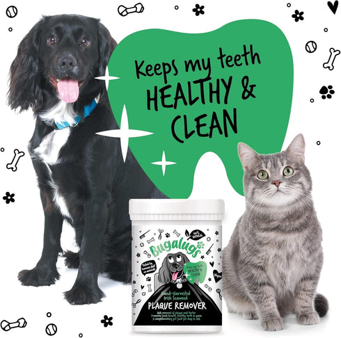BUGALUGS 70g 100% (70g) Plaque Off Remover For Dog Teeth Bad Breath Natural | Plaque Off Dogs No Need For Dog