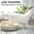 FUKUMARU Natural Unscented Tofu Cat Litter, Dust Free, Flushable, Quick Clumping, 18 LBS (3 Packs)