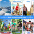 5/8 Patelai Pcs Portable Boat Trash Bags Container Mesh Trash Bags Can Reusable Garbage Container for Men Women Adults