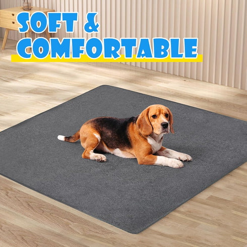 2 Pack 72"x72" Extra Large Washable Pee Pads for Dogs Reusable Dog Mat for Floor Non-Slip Waterproof Pee Pads for Dogs