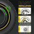 Ultraverse Fat Tire Liners, Tube Protection Against Flats, 20, 24 and 26 inch x 4.0 tire size, Durable Plastic Shield