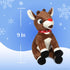 Rudolph The Red-Nosed Reindeer Plush Dog Toy, 9" Squeaker, Holiday Toys for Pets, Christmas Dog Toys