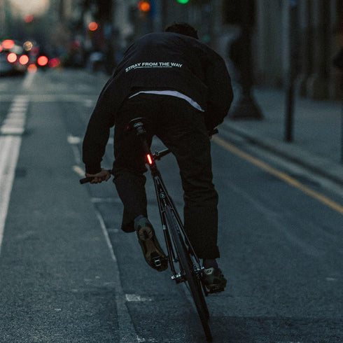 Knog Plus LED Bike Rear Light - USB Rechargeable, Waterproof, Ultralight, Mounts to Seat Post or Clips on Clothing