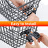 WSDCAM Bike Basket Tail Light, Turn Signals and Brake Light, Bike Alarm Horn with Remote, Rechargeable Rear Light