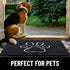 Smiry Dog Door Mat for Muddy Paws, Absorbent Non-Slip Washable Mat, Quick Dry Chenille Mud Mat for Indoor Entry (24x16