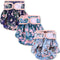 NOYAL Washable Dog Diapers Female Reusable High Absorbency Leak-Proof Rose Pattern Doggie