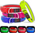YFbrite Light up Dog Collar, USB Rechargeable LED Puppy Collar for Night Walking (Green, Large)