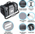 Airline Approved Soft-Sided Pet Carrier, Expandable with 4 Doors, Removable Pads, 3 Pockets for Small Dogs and Cats