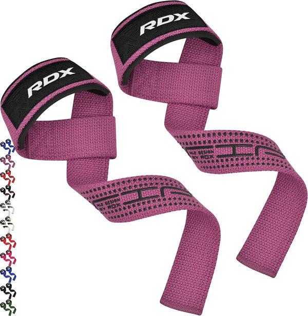 RDX Lifting Wrist Straps for Weightlifting, 60CM Hand Bar Support Grips, 5MM Neoprene Padded Anti Slip, Heavy Duty