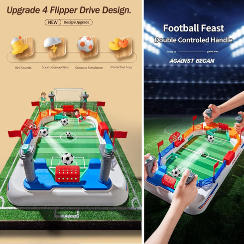 TGHIJKK 3 4 5 6 7 8-12 3+ Mini Soccer Board Game for Kids: Foosball Table Toys for Year Old Kids - Pinball Interactive