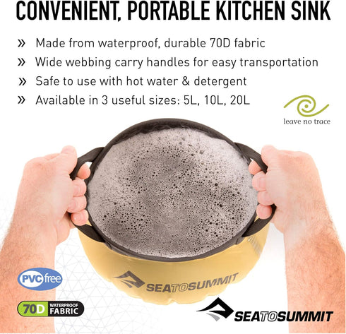 Sea to Summit Collapsible Kitchen Sink for Camping