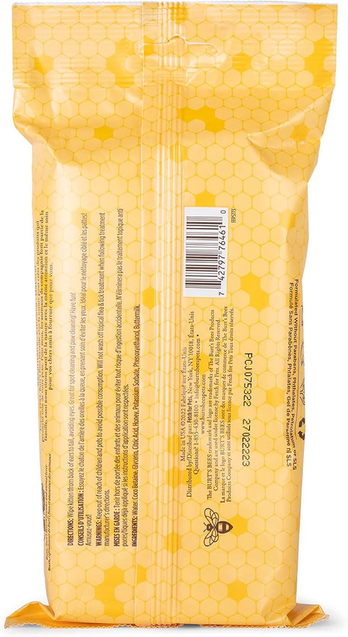 Burt's Bees for Pets Kitten Wipes, Safe for Kittens, Cruelty Free, 50 Count