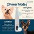 Trimmer Dog Paw - Electric Cordless Pet Clippers for Dogs & Cats - Quiet Dual-Speed Groomer with Pet-Safe Blade