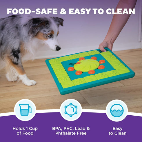 4 Outward Hound by Nina Ottosson MultiPuzzle Interactive Dog Treat Puzzle Enrichment Toy, Level Expert
