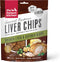 The Honest Kitchen Gourmet Barbecue Liver Chips: Chicken Liver & Cheddar Recipe, 4 oz Bag