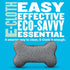 E-Cloth Pet Bowl Scrubber - Bone-Shaped Cleaning Scrubber, Reusable, 100 Wash Guarantee, 2 Pack