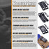 HolsterSmith Monoblock Gear Belt Clips - Customized Fit Inside-The-Waistband/IWB Concealed Carry Holster Attachments