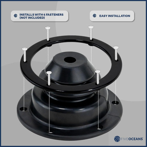 Five Oceans Motor Well Boot, Cable Boot, Covers Holes Up to 5-1/2" Diameter - FO563
