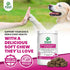 Doggie Dailies Skin & Coat Supplement - 225 Soft Chews with Salmon Oil, Collagen, Omega 3, Krill Oil, Biotin, & Coconut