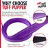 Tuff Pupper Heavy Duty Dog Leash with Double Handle, Reflective Safety Locking Carabiner for Medium & Large Dogs