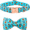 Lionheart Glory Dog Collar - Fall Pumpkin Bow Adjustable Collar for Medium Dogs