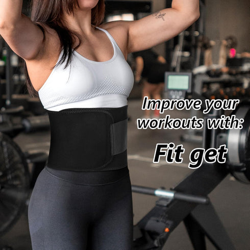 Ymapinc 30-34 inches) Sweat Band for Women Belly Fat, Belly Band, Gym Sweat Waist Trainer for Stomach Weight Loss