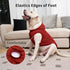 Extra Warm Fleece Lining Dog Hoodie for Large Dogs, Red Jacket with Hood, Size XL for Winter