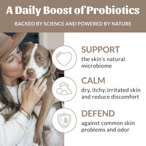 97% 8oz, Skout's Honor Probiotic Pet Detangler Spray - Hydrating & Conditioning with Avocado Oil, Natural, Paraben