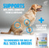 Glucosamine for Dogs with Chondroitin and MSM - 120 Chewable Tablet Treats for Dog Mobility Support and Arthritis Pain