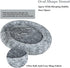 Coohom Oval Calming Donut Cuddler Dog Bed, Washable Faux Fur Cat Bed, Round Pillow Pet Bed (30"/36"/43"), Grey
