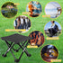 Olnverath Portable Folding Camping Stool, Outdoor Camping Lightweight Small Chair for Gardening Fishing BBQ Hiking
