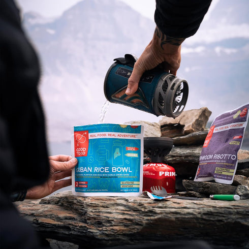 GOOD TO-GO Cuban Rice Bowl (Single Serving) | Just Add Water Backpacking Meals | Camping & Backpacking Food