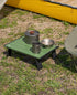 Compact Folding Beach Table: iClimb Ultralight Mini Table (Green, L)