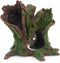 AQUA KT Tree Stump Trunk Hollow Decoration, Betta Cichlid Cave Rocks for Fish Hiding Tank