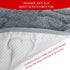 Dog Bed Crate Mat - 2 Pack Soft Plush Dog Bed Pad, Machine Washable Crate Pad, Grey (24" X 18")