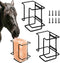 U0U 2 Pcs Salt Block Holder for Deer Blocks,Rust Resistant Mineral Block