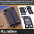 HolsterSmith Monoblock Gear Belt Clips - Customized Fit Inside-The-Waistband/IWB Concealed Carry Holster Attachments
