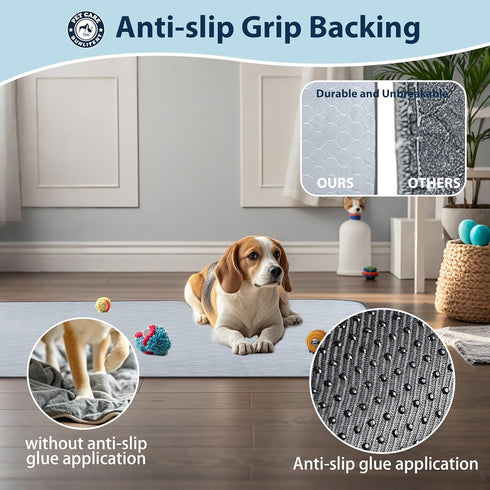 36x72 3 Pack, Washable Pee Pads for Dogs, Reusable Puppy Pads with Fast Absorbent, Waterproof Reusable Pee Pads