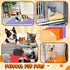 8 Mat(24x16'',Beige, Barydat Pcs Guinea Pig Cage Liner for Guinea Pig Cage Bedding Reusable Rabbit Mat Pad Washable