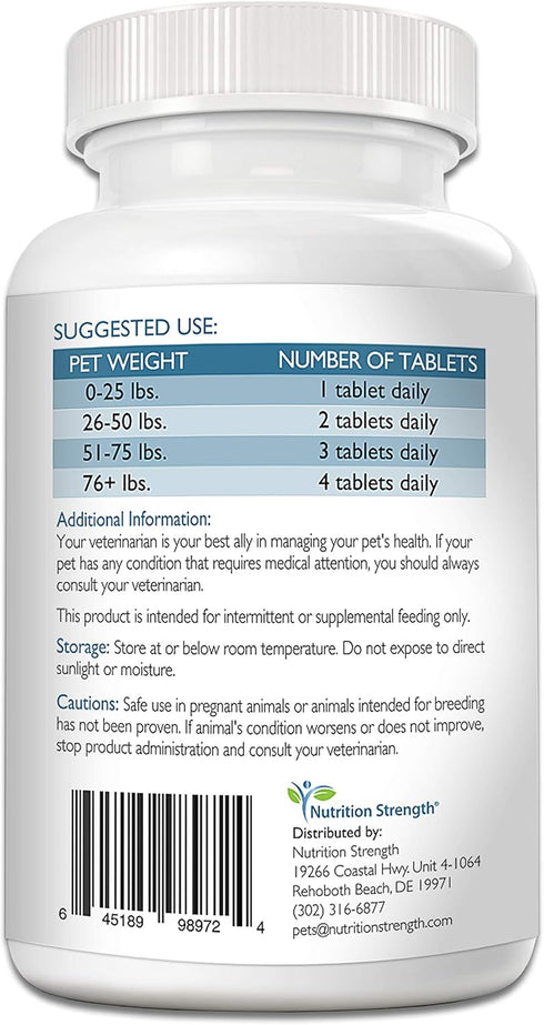 Vitamin E for Dogs - Promotes Cardiovascular Health - Immune System Support with Zinc, Selenium, Folate
