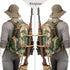 Hunting Backpack, Outdoor Gear Pack with Rain Cover, Durable Large Capacity Day Pack (KHAKI CAMO)