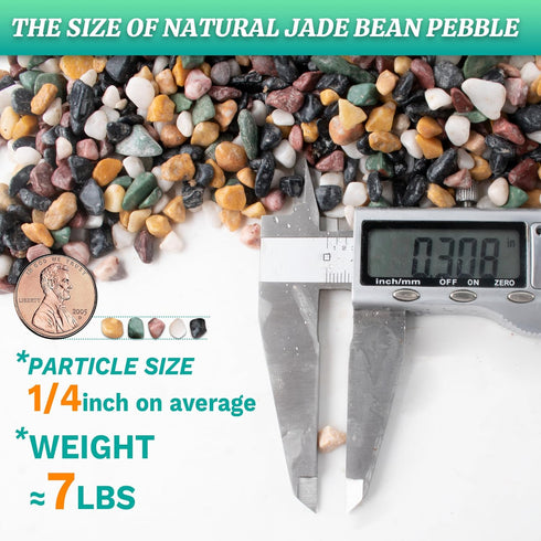 -7lb 1/4Inch AVALUTION Aquarium Gravel for Plants Fish Tank Gravel for Succulent Cactus & Bonsai, Decorative River