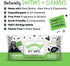 110 Biodegradable Dog Wipes, 100% Plastic Free for Full Body, Eye, Ear, Bum & Paws Grooming, Fragrance Free