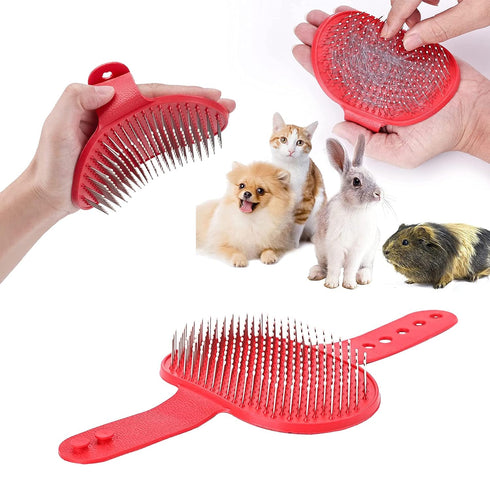 Allazone 13 PCS Small Animal Grooming Supplies, Nail Clipper, Pet Hair Remover Comb, Double-Sided Comb for Small Animals