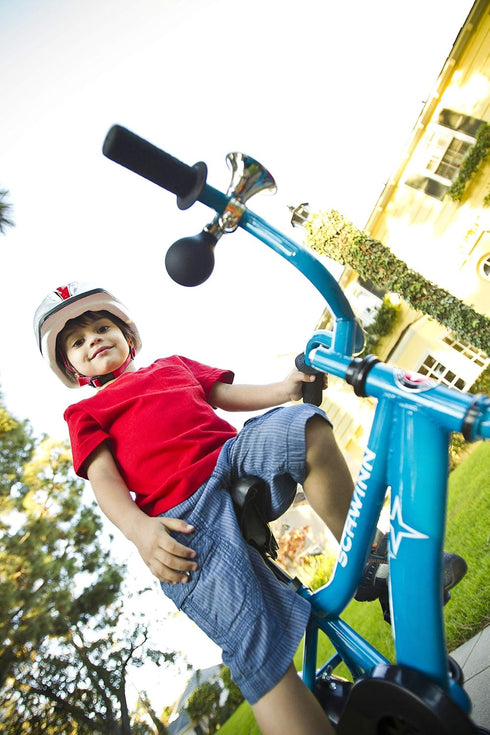 Schwinn Classic Retro Bike Horn, Loud Chrome Design, Weather Resistant, Universal Attachment for Adult and Kids Bikes