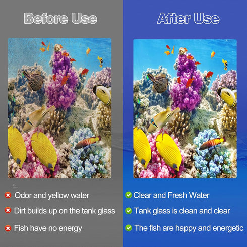 16-Pack Large Replacement Filter Cartridges Compatible with Tetra Whisper Bio-Bag Filters for Large Aquariums